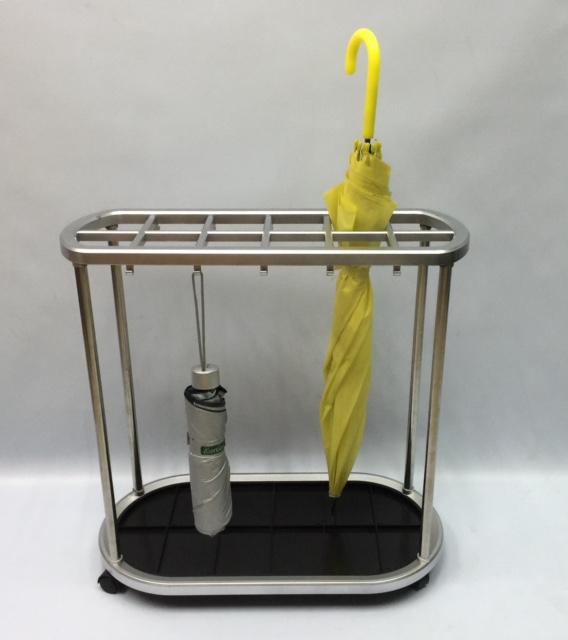 Silver Plastic Umbrella Stand for 12 Umbrellas