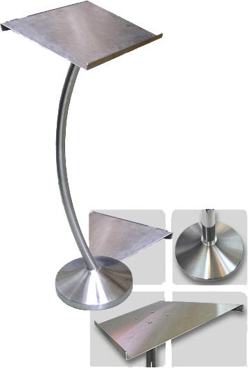 Stainless steel menu C stand