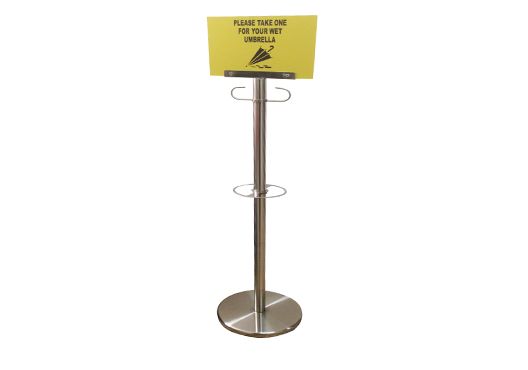 Stainless steel umbrella sleeves stand