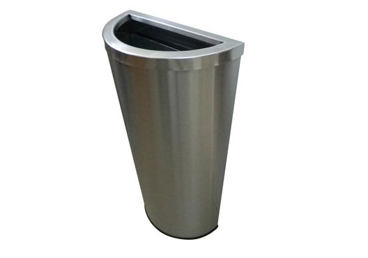 Semi Circle Stainless Steel Bin