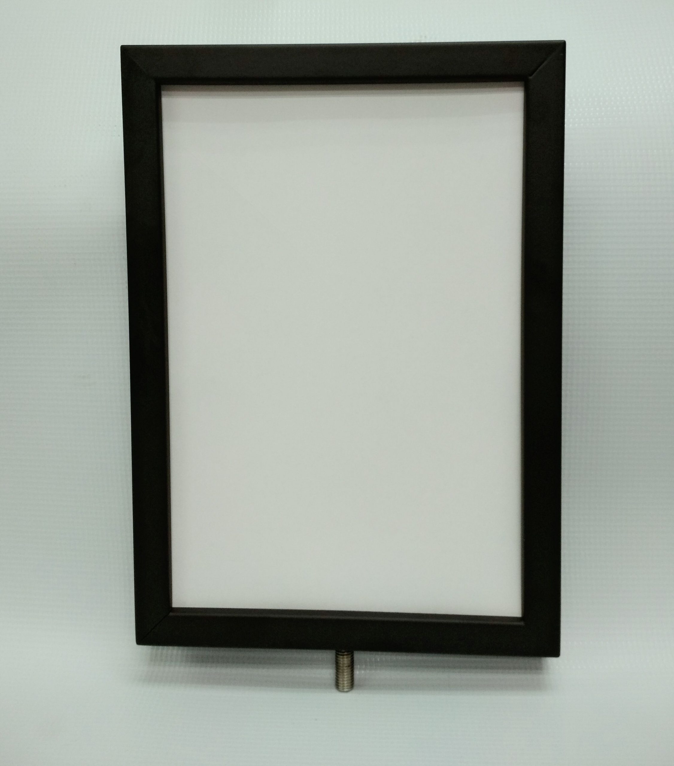 Stainless steel bollard supplier, Slot frame with 2pcs clear perspex