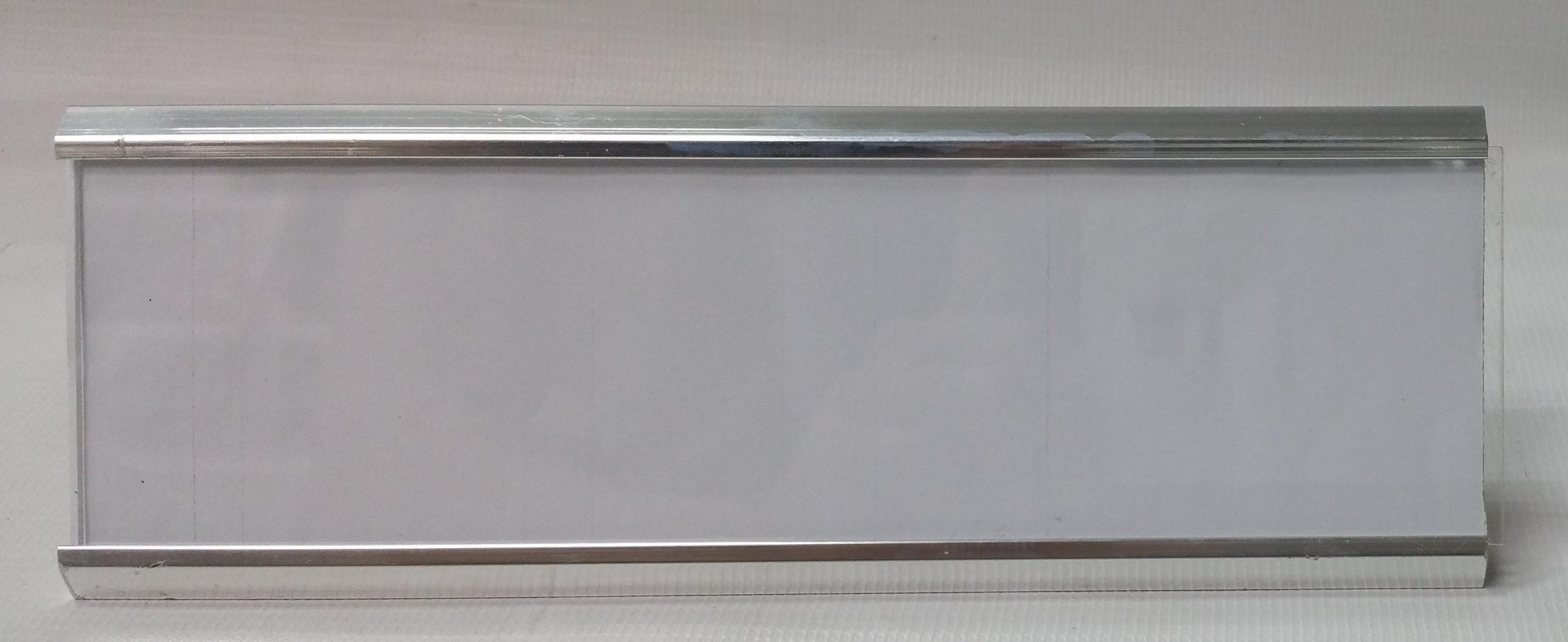Tabletop with clear plastic