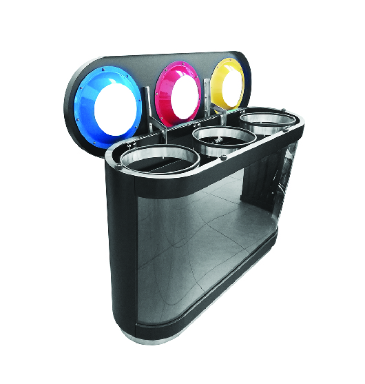 3 in 1 recycling bins